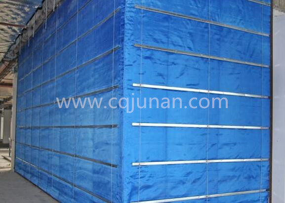 特級無機布折疊提升式防火卷簾門